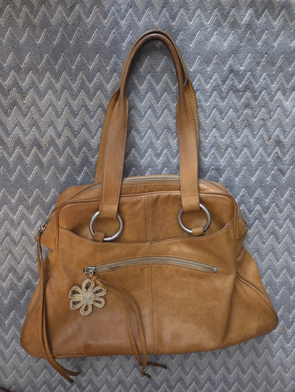 Vintage Mustard Yellow Leather Purse